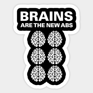 Funny Science Shirt Neuroscience Brains Abs Teacher Gift Sticker